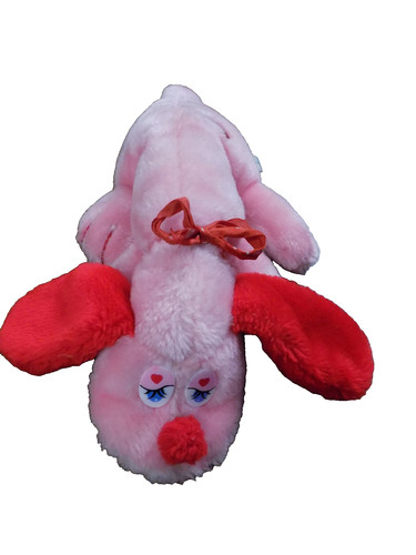 Peluche vintage rosa rosso - rosso, ti